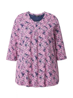Foto van product Ulla Popken Shirt blauw / rosa / lichtroze