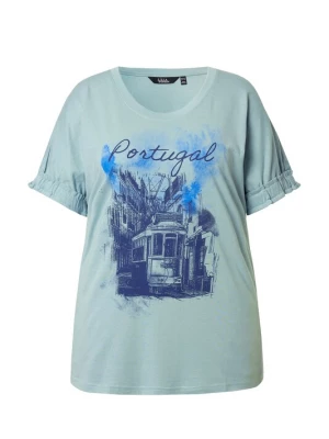 Foto van product Ulla Popken Shirt blauw / turquoise / donkerblauw