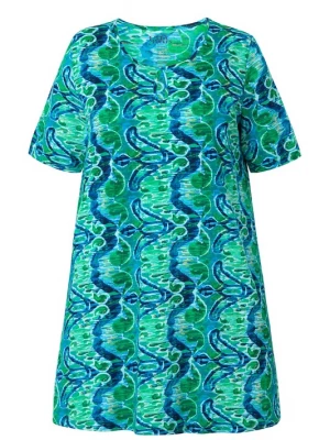 Foto van product Ulla Popken Shirt blauw / turquoise / groen