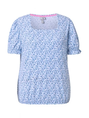 Foto van product Ulla Popken Shirt blauw / wit