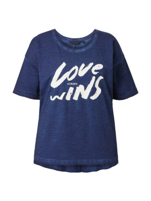 Foto van product Ulla Popken Shirt blauw / wit