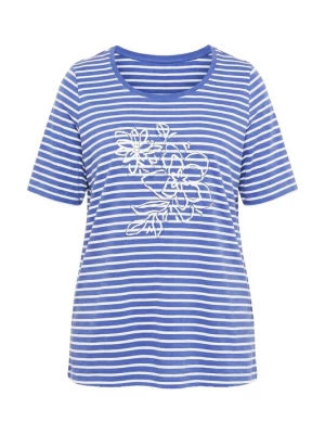 Foto van product Ulla Popken Shirt blauw / wit