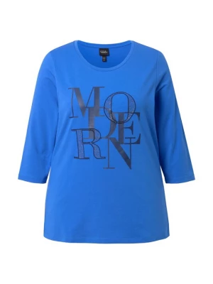 Foto van product Ulla Popken Shirt blauw / zwart