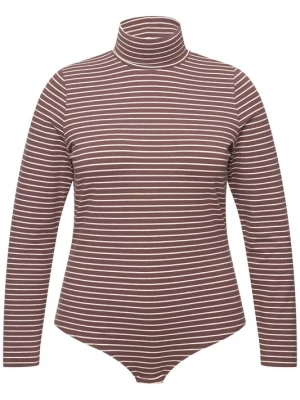 Foto van product Ulla Popken Shirt body bruin / wit