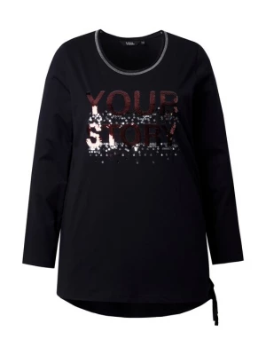 Foto van product Ulla Popken Shirt bourgogne / zwart / wit