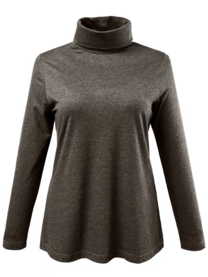 Foto van product Ulla Popken Shirt bruin gemêleerd