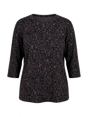 Foto van product Ulla Popken Shirt bruin / zwart