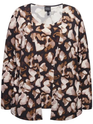 Foto van product Ulla Popken Shirt bruin / zwart