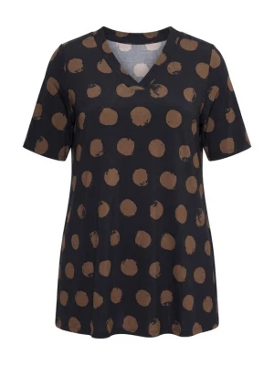 Foto van product Ulla Popken Shirt bruin / zwart