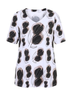 Foto van product Ulla Popken Shirt bruin / zwart / wit