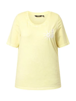 Foto van product Ulla Popken Shirt citroengeel / wit