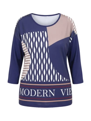 Foto van product Ulla Popken Shirt donkerblauw / gemengde kleuren