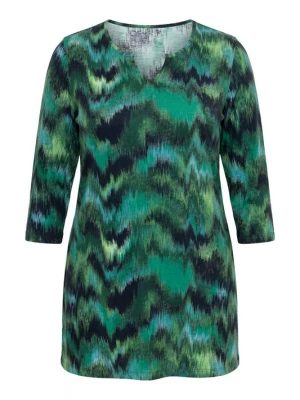 Foto van product Ulla Popken Shirt donkerblauw / groen / smaragd / zwart