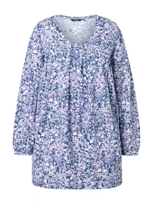 Foto van product Ulla Popken Shirt donkerblauw / wit