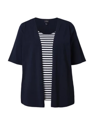 Foto van product Ulla Popken Shirt donkerblauw / wit