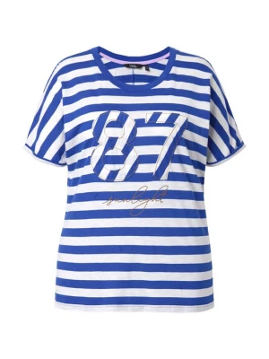 Foto van product Ulla Popken Shirt donkerblauw / wit