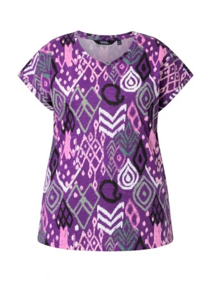 Foto van product Ulla Popken Shirt donkerlila / gemengde kleuren / pink / zwart