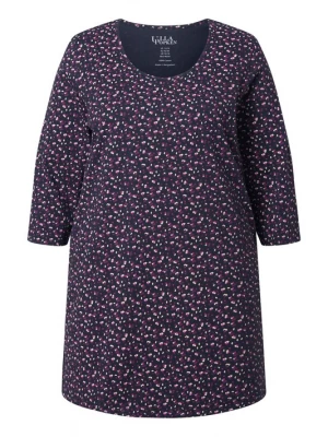 Foto van product Ulla Popken Shirt donkerlila / zwart