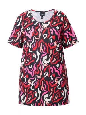 Foto van product Ulla Popken Shirt donkerroze / rood / zwart