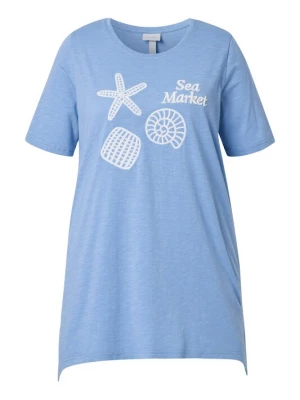 Foto van product Ulla Popken Shirt duifblauw / wit