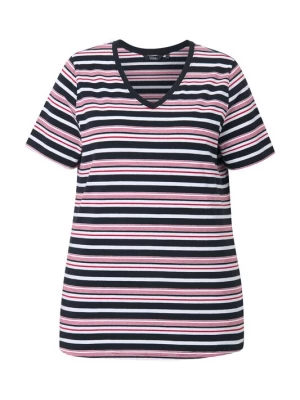 Foto van product Ulla Popken Shirt eosine / rood / zwart / wit