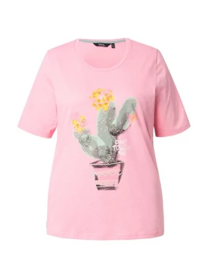 Foto van product Ulla Popken Shirt geel / donkergeel / groen / rosa / zwart