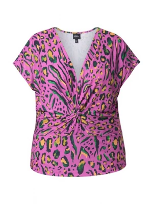Foto van product Ulla Popken Shirt geel / groen / pink