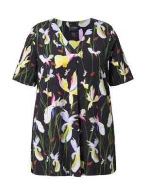 Foto van product Ulla Popken Shirt geel / groen / zwart / eierschaal