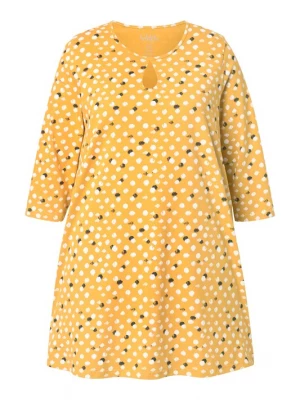 Foto van product Ulla Popken Shirt geel / zwart / wit