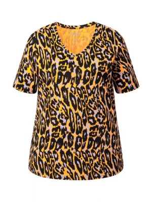 Foto van product Ulla Popken Shirt geel / zwart / wit
