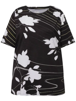 Foto van product Ulla Popken Shirt geel / zwart / wit