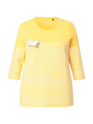 Foto van product Ulla Popken Shirt geel / zwart / wit