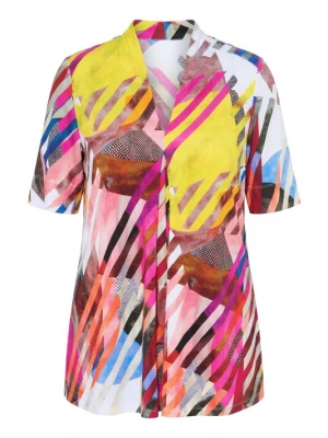 Foto van product Ulla Popken Shirt gemengde kleuren / fuchsia