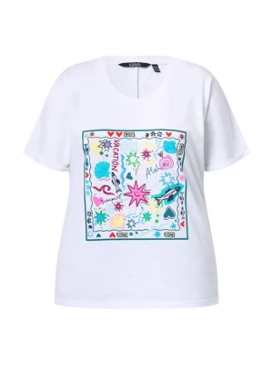 Foto van product Ulla Popken Shirt gemengde kleuren / pink / wit