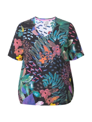 Foto van product Ulla Popken Shirt gemengde kleuren / zwart