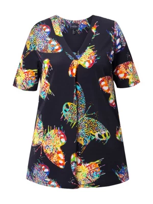 Foto van product Ulla Popken Shirt gemengde kleuren / zwart