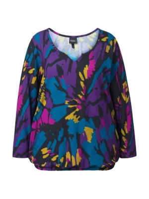 Foto van product Ulla Popken Shirt gemengde kleuren / zwart