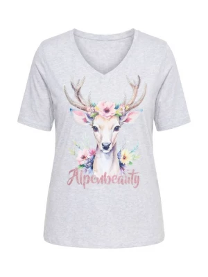 Foto van product Ulla Popken Shirt grijs gemêleerd