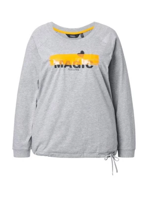 Foto van product Ulla Popken Shirt grijs gemêleerd / oranje / zwart / wit