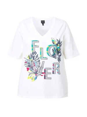 Foto van product Ulla Popken Shirt grijs / gemengde kleuren / offwhite