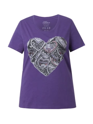 Foto van product Ulla Popken Shirt grijs / lila / zwart