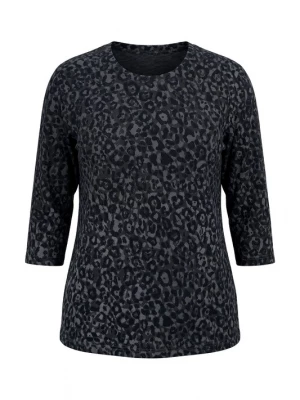 Foto van product Ulla Popken Shirt grijs / zwart