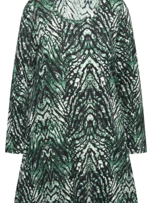 Foto van product Ulla Popken Shirt groen gemêleerd