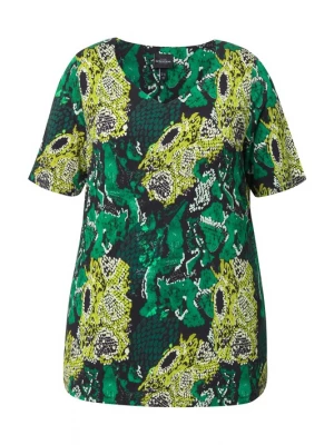 Foto van product Ulla Popken Shirt groen / jade groen / appel / zwart