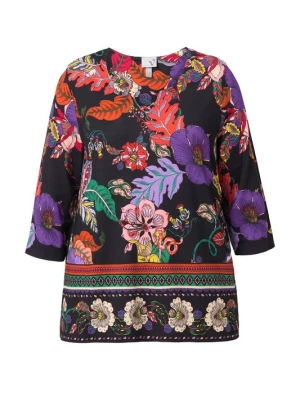 Foto van product Ulla Popken Shirt groen / lila / oranje / zwart