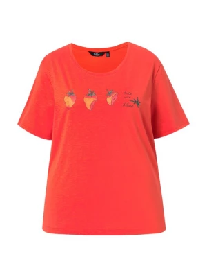 Foto van product Ulla Popken Shirt groen / oranje / oranjerood