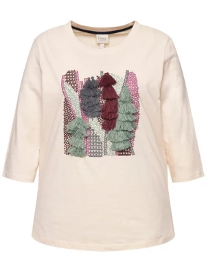 Foto van product Ulla Popken Shirt groen / pink / bordeaux