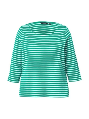 Foto van product Ulla Popken Shirt groen / wit