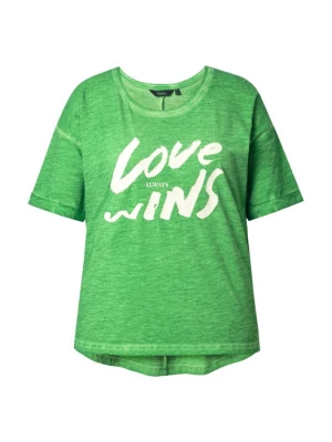 Foto van product Ulla Popken Shirt groen / wit