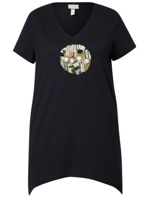 Foto van product Ulla Popken Shirt groen / zwart / wit
